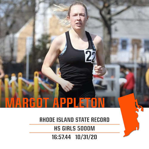 Margot Appleton Gatorade RI Runner of Year